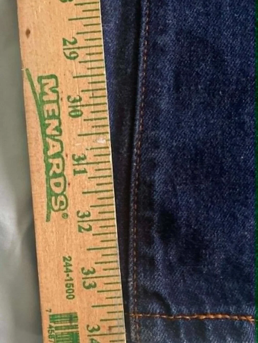 Levi's 517 Bootcut Jeans Men's 36x34 Dark Wash Blue Denim Made in Mexico